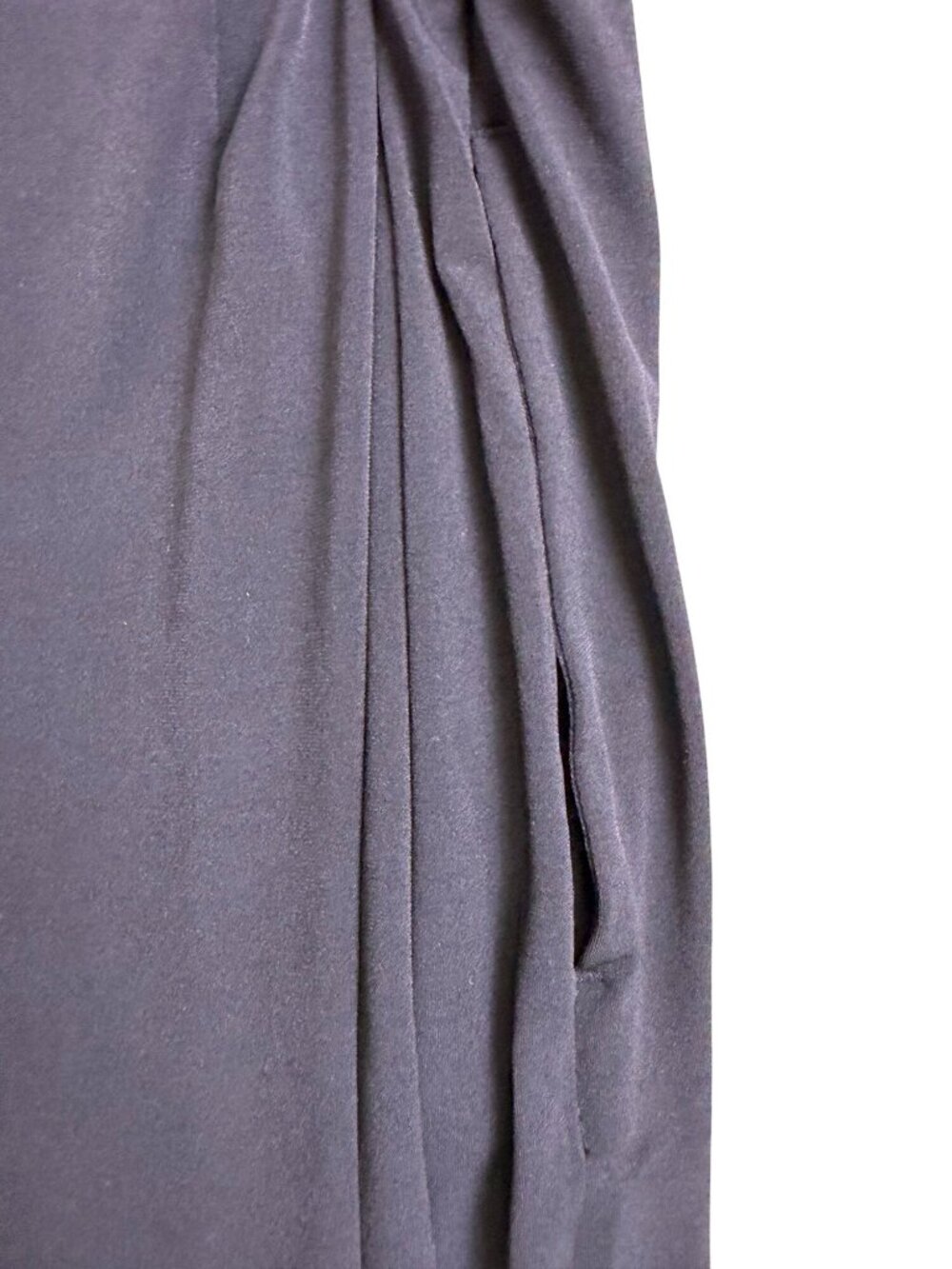 Chicos Womens Black Faux-Wrap Tie-Belt Jumpsuit Size 2 (12/14 ) - Picture 8 of 12